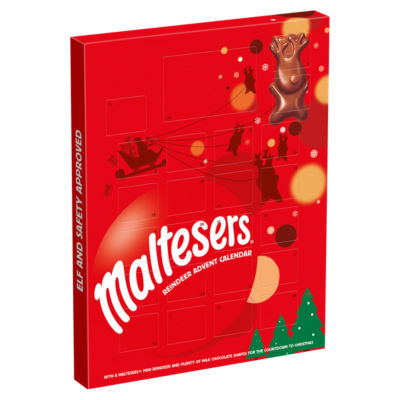 Maltesers Reindeer Chocolate Christmas Advent Calendar 108g thumbnail 2
