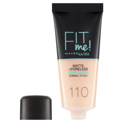 Fit Me Matte + Poreless Medium Coverage Normal to Oily Skin Foundation 110 Porcelain thumbnail 3