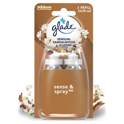 Sense & Spray Air Freshener Twin Refill Sandalwood & Jasmine 2x18ml thumbnail 2