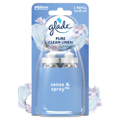 Sense & Spray Air Freshener Twin Refill Clean Linen 2x18ml thumbnail 2