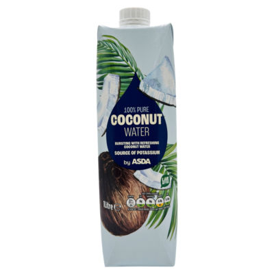 ASDA 100% Pure Coconut Water Bottle