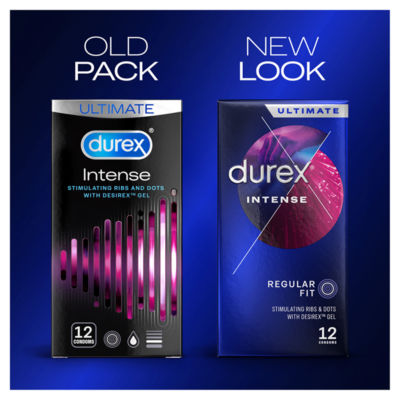 12 Regular Fit Intense Condoms thumbnail 3