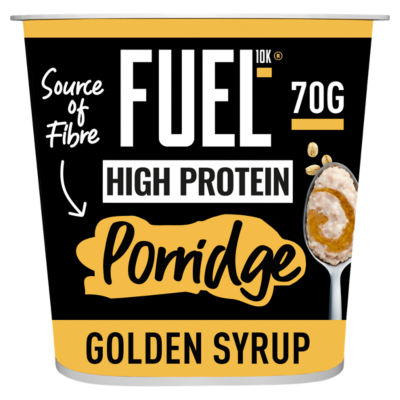 FUEL 10K High Protein Golden Syrup Porridge Oat Cereal Pot