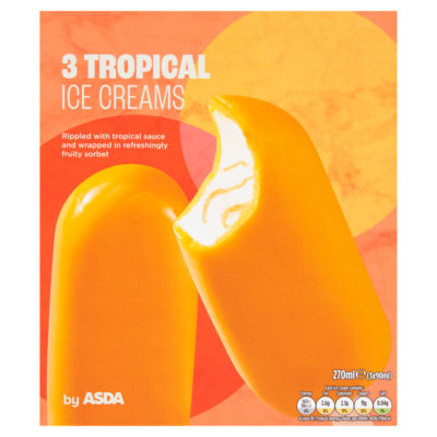 Tropical Ice Creams 3 x 90ml (270ml) thumbnail 2