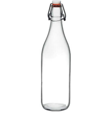 Clear Glass Water Bottle thumbnail 2