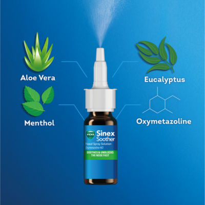 Sinex Soother Decongestant Nasal Spray For Blocked Nose thumbnail 4