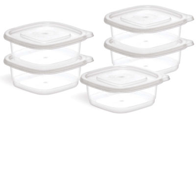 250ml Plastic Food Storers 5pk thumbnail 2