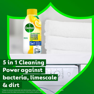 5-in-1 Washing Machine Cleaner Lemon Breeze 250ml thumbnail 4