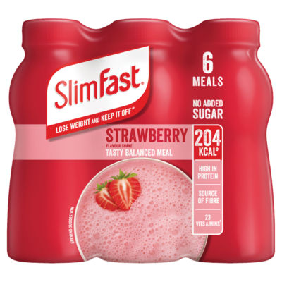 Ready to Drink Meal Replacement Shake, Strawberry Flavour, 6 meals, 325ml thumbnail 2
