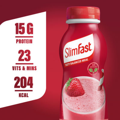 Ready to Drink Meal Replacement Shake, Strawberry Flavour, 6 meals, 325ml thumbnail 3