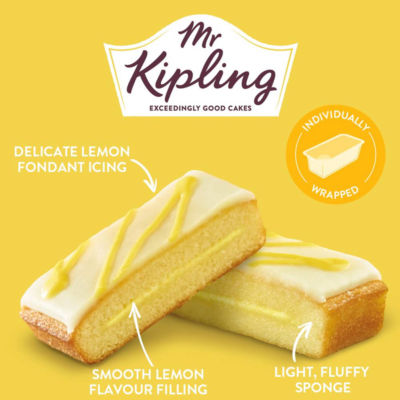 Lemon Layered Cake Slices 8 Pack thumbnail 3