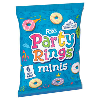 Biscuits Party Rings Minis 6 Snack Bags thumbnail 3