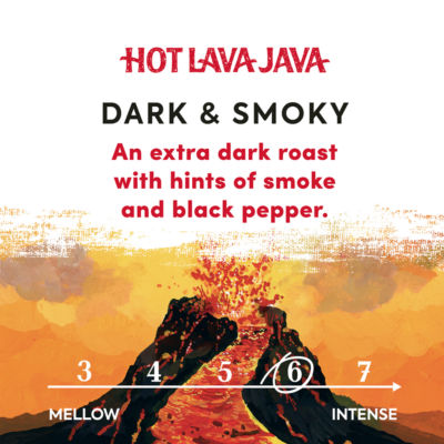 10 Hot Lava Java Enveloped Coffee Bags 75g thumbnail 3