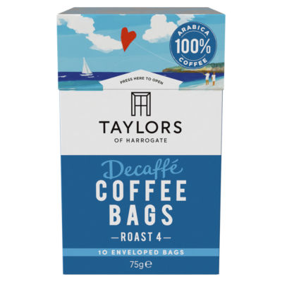 10 Decaffé Enveloped Coffee Bags 75g thumbnail 2
