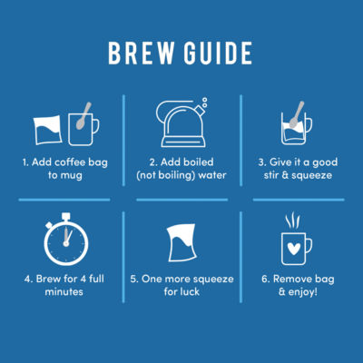 10 Decaffé Enveloped Coffee Bags 75g thumbnail 4