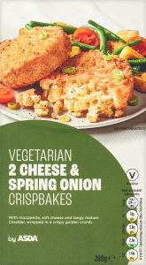 2 Vegetarian Cheese & Spring Onion Crispbakes 280g thumbnail 2