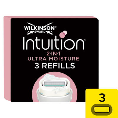 Intuition Ultra Moisture Women's Razor Blades x3 thumbnail 2
