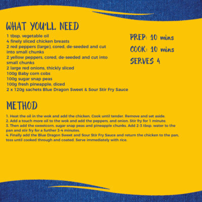 Sweet & Sour Stir Fry Sauce 120g thumbnail 4