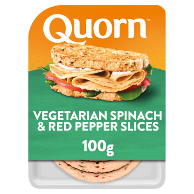 Spinach & Red Pepper Deli Slices 100g