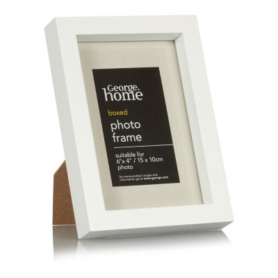 White Boxed Frame 6 x 4Inch thumbnail 2