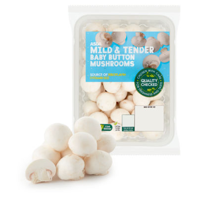 Mild & Tender Baby Button Mushrooms 200g thumbnail 3