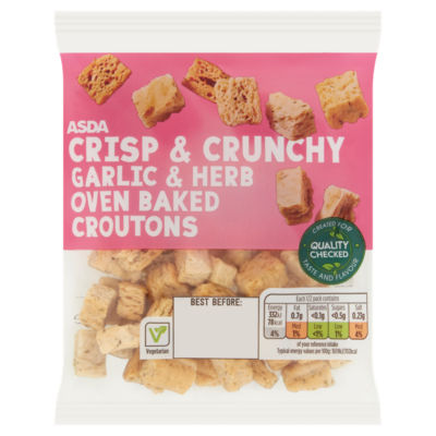 Garlic & Herb Oven Baked Croutons 40g thumbnail 2