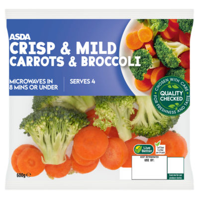 Crisp & Mild Carrots & Broccoli 600g thumbnail 2