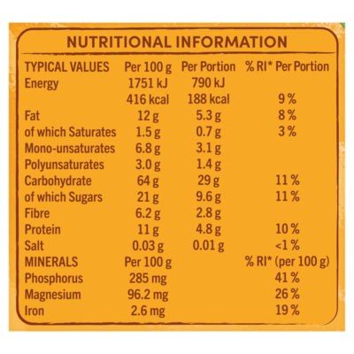 Crunchy Oat Granola Raisin & Almond Breakfast Cereal 750g thumbnail 3