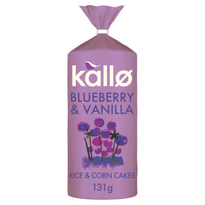 Kallo Blueberry & Vanilla Rice & Corn Cakes