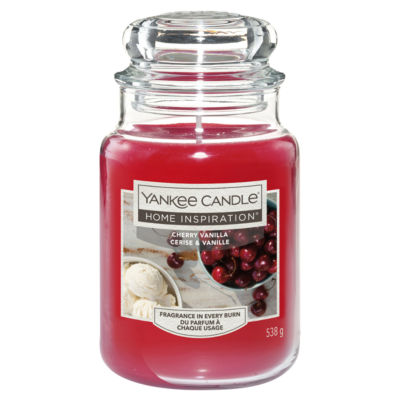 Large Candle Jar Cherry Vanilla thumbnail 2