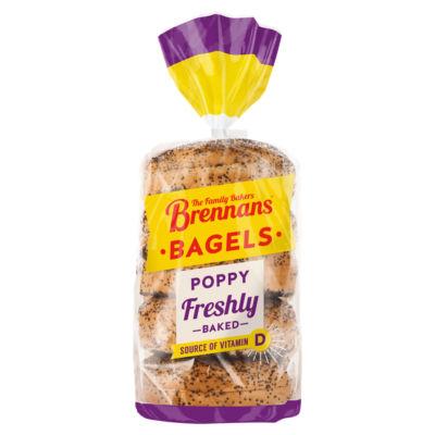 Poppy Bagels 425g
