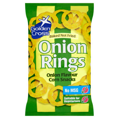 Onion Rings Onion Flavour Corn Snacks 150g