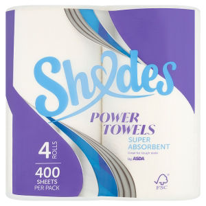4 Super Absorbent Power Towels Rolls thumbnail 2
