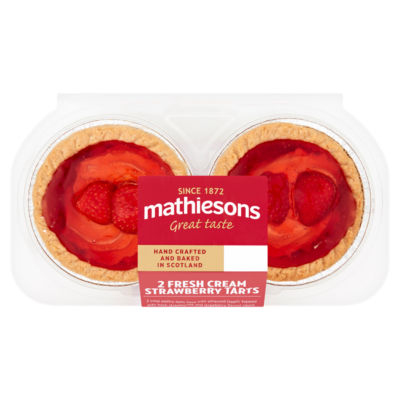 2 Fresh Cream Strawberry Tarts thumbnail 2