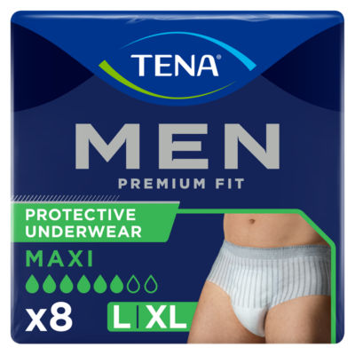 Men Premium Fit Protective Underwear Maxi L/XL | Incontinence Underwear 8 pack thumbnail 2