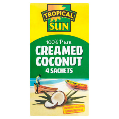 100% Pure Creamed Coconut 4 x 50g thumbnail 2