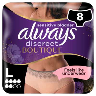 Always Discreet Incontinence Pants Boutique L