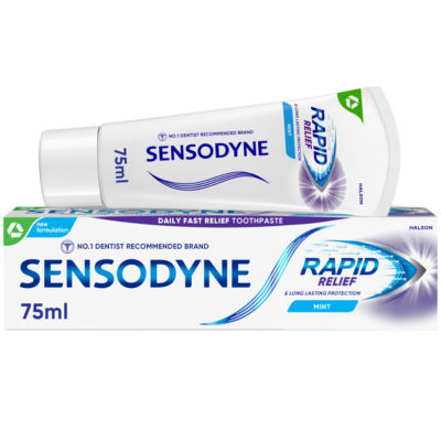 Rapid Relief Sensitive Toothpaste Original Mint 75ml thumbnail 2