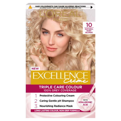 Excellence Créme 10 Baby Blonde: 100% Grey, nourished shine, for ultimate blonde. thumbnail 2