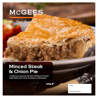 Your Butcher Minced Steak & Onion Pie 500g