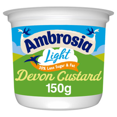 Ambrosia Low Fat Custard Dessert Snack Pot
