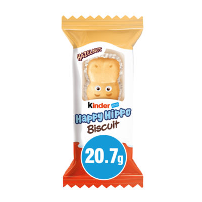 Happy Hippo Hazelnut and Milk Biscuit Single Bar thumbnail 2