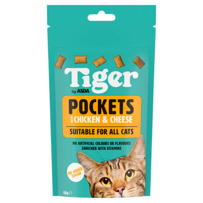 Tiger Pockets with Chicken & Cheese 60g thumbnail 2