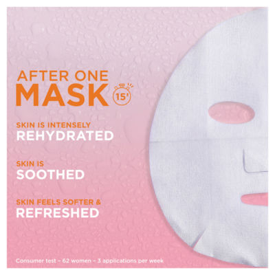 Moisture Bomb Chamomile and Hyaluronic Acid Sheet Mask, Hydrating & Soothing Face Mask, 28g thumbnail 3