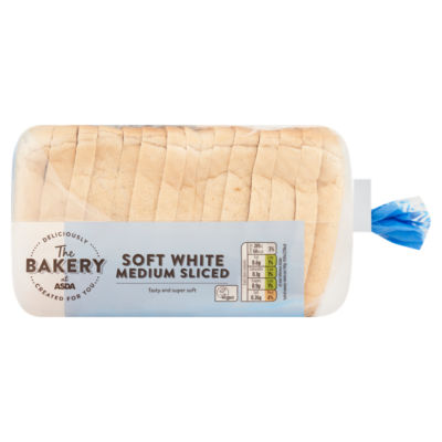 The Bakery Soft White Medium Sliced 400g thumbnail 2