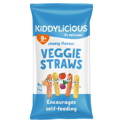 Cheesy Flavour Veggie Straws 9+ Months 4 x 12g (48g) thumbnail 2