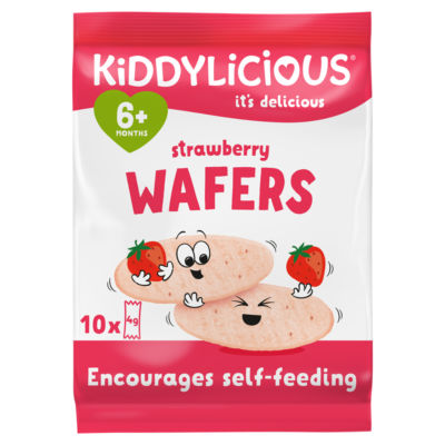 Strawberry Wafers 6+ Months 10 x 4g (40g) thumbnail 2