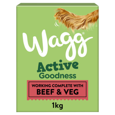 Active Goodness Vat Free Complete Rich in Beef & Veg Dry Dog Food 1kg thumbnail 2