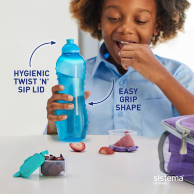 Twist 'n' Sip Squeeze Kids Water Bottle thumbnail 4
