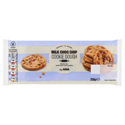 Milk Choc Chip Cookie Dough 250g thumbnail 2
